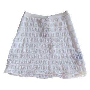 Tex by MaxAzria Textured Knit Semi Sheer Mini Skirt Size Small - HSH1151